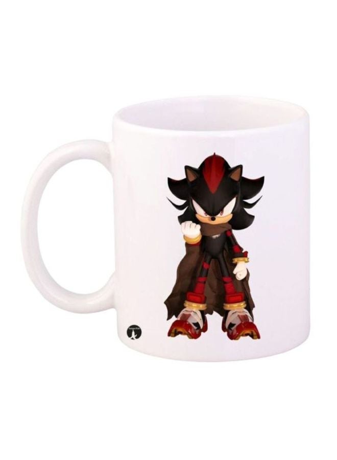 RYN Sonic Character Printed Coffee Mug White/Red/Brown