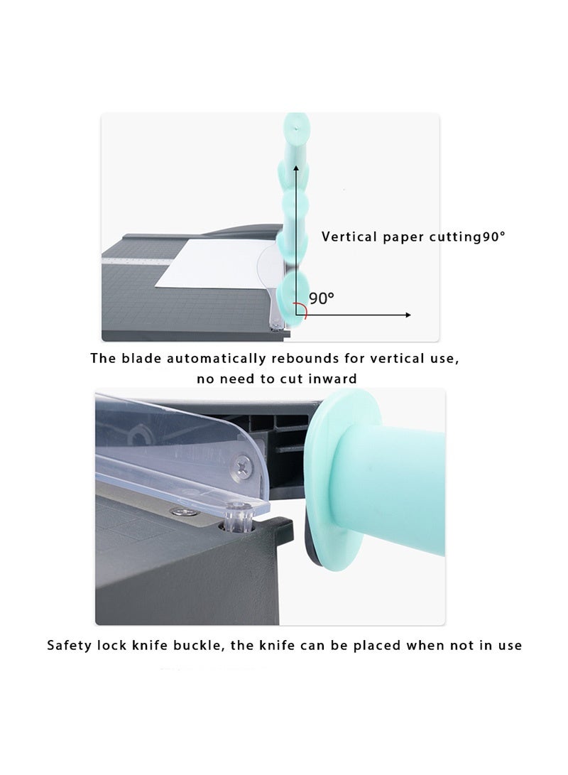 Kidle 12x12 Inch A4 Portable Paper Cutter - Image 3