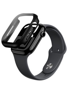 Radix FullGuard for Apple Watch Series 10 42mm Case Cover with Built in Tempered Glass Screen Protector - Black