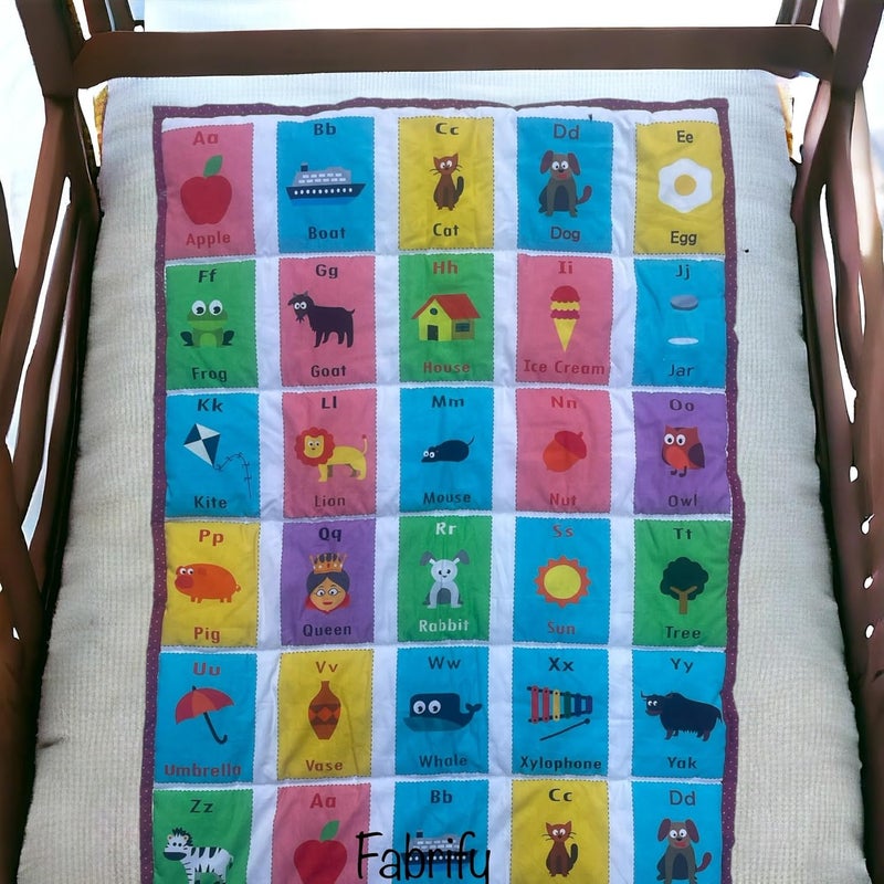Fabrify 100 Cotton Baby Printed Mattress Godadi Rilka Bed Crib Cot Sheet Design 3 70x50 - Image 3