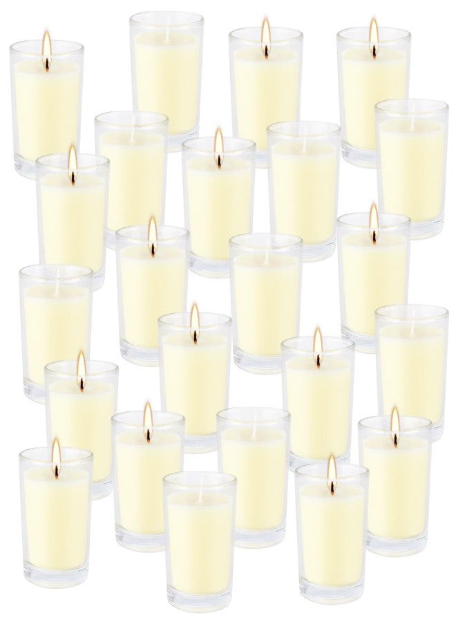 Grcdoyvl Set of 20 x 2.0 oz Votive Citronella Candles in Glass Cup Decorative Candle Yellow Citronella Tea Lights Indoor Outdoor Patio Scented Candles Bulk… - Image 2