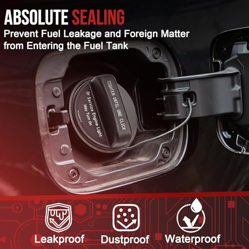 YITHSWAY Gas Cap Fuel Cap GT358 for 2011-2017 Buick Enclave, Chevrolet Silverado 2500 HD Silverado 3500 HD Tahoe Silverado 1500 Suburban 2500 Traverse, GMC Sierra Yukon Acadia, Cadillac Escalade Fuel Tank Caps - Image 3
