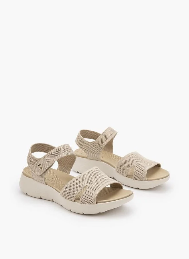 لو كونفورت Women Hook & Loop Strap Sandals