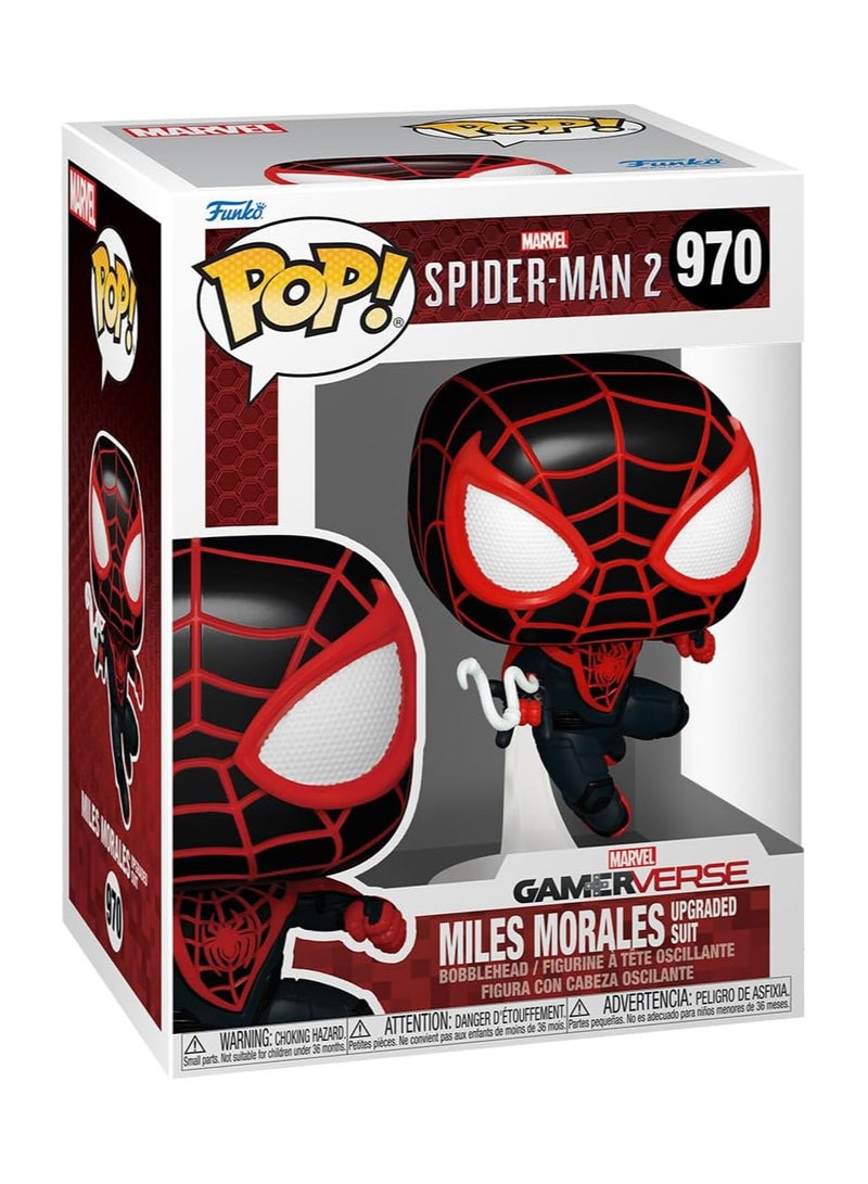 Funko Pop! Marvel Spider-Man 2 Miles Morales - Upgraded Suit (970) - Image 2