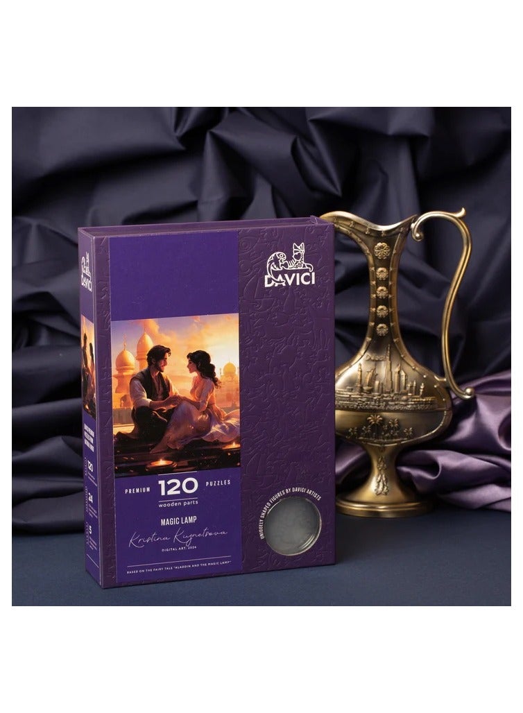 Puzzles Aladdin And The Magic Lamp Davici Wooden Jigsaw Puzzle - Image 2