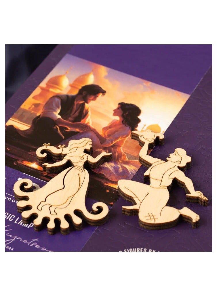 Puzzles Aladdin And The Magic Lamp Davici Wooden Jigsaw Puzzle - Image 5
