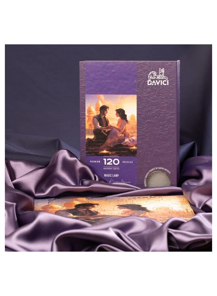 Puzzles Aladdin And The Magic Lamp Davici Wooden Jigsaw Puzzle - Image 3