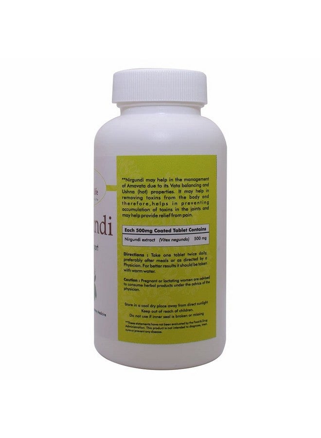 AL Ayurvedic Life Nirgundi 120 tablets - Image 4