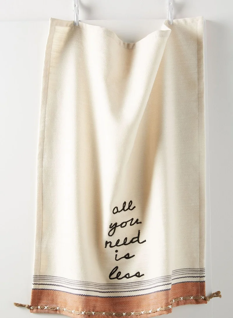 Anthropologie Home All You Need is Less DTL