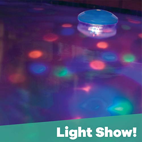GAME 3550-BB Underwater Light Show for Pools – 7 Color-Changing LED Light Modes – Floating Pool Light for Above Ground & Inground Pools – Battery Operated (3 AA, Not Included) - Image 3