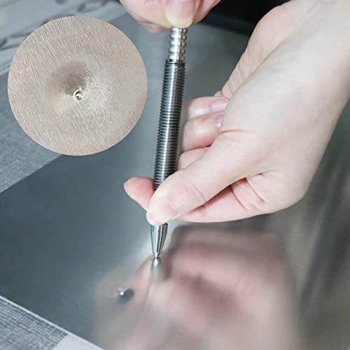 WHLLING 1/16″Dual Head Nail Setter and 3/16″Center Punch, 3500 PSI Striking Force Counter Punch Spring Nail Set - Image 4
