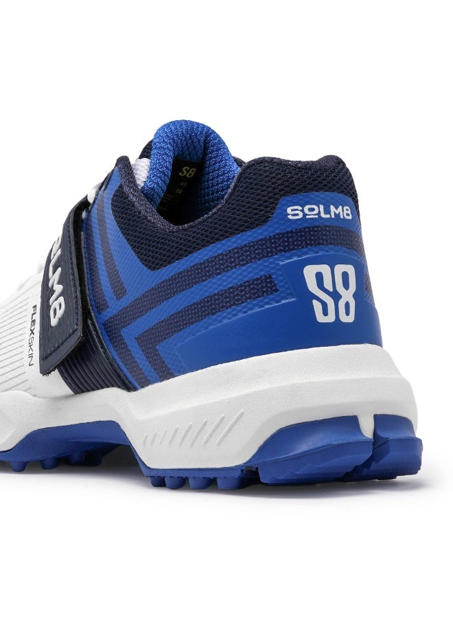 SOLM8 S8 Cricket Shoes - Rubber Spikes Professional Cleats for Outdoor Turf and Field Sports Gel Cushioned Insole - Image 3