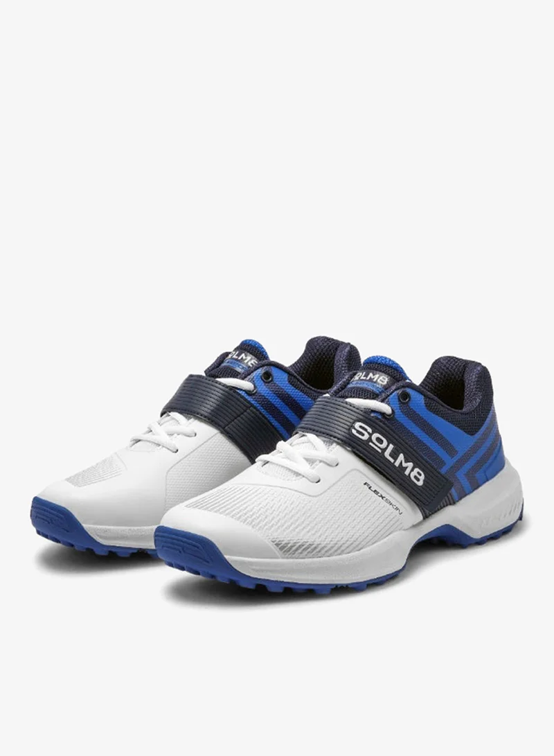 SOLM8 S8 Cricket Shoes - Rubber Spikes Professional Cleats for Outdoor Turf and Field Sports Gel Cushioned Insole