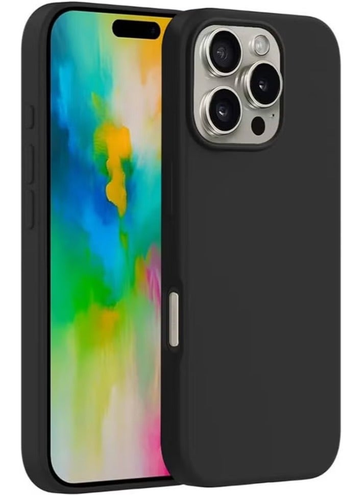 Liquid Silicone Case for iPhone 16 Pro Max - Ultra Slim Design with Soft Anti-Scratch Microfiber Lining & Drop Protection - Image 1