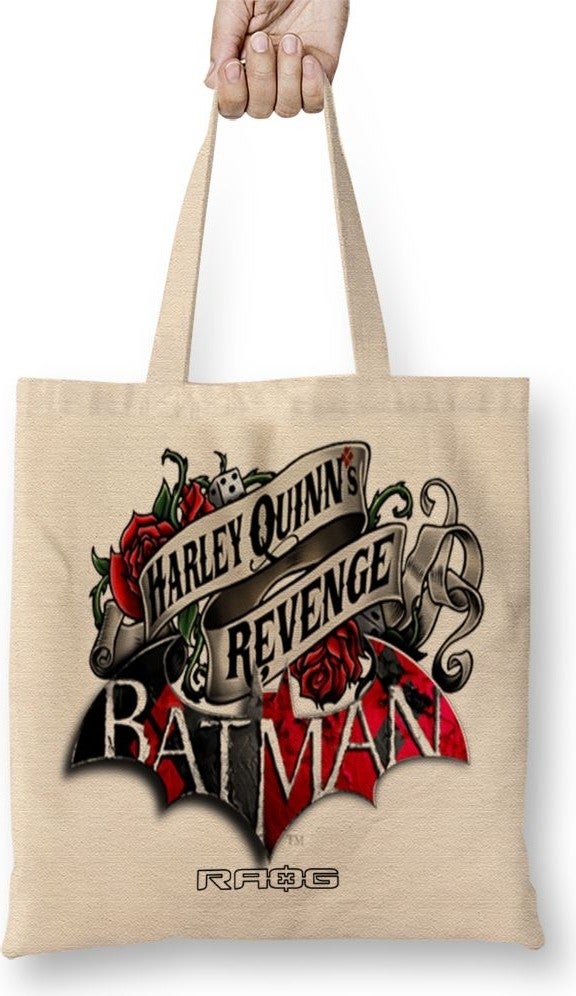 Baskı Dükkanı Print Shop Harley Quinn Revenge Tote Bag Long Handle 