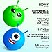 ZOOJOY Hopper Ball 2 Pack 18In Bouncy Ball with Handle Alien Monste Horn Hop Balls Girls Boys Toys for for SportSchoolTeam Inflatable Kids Gifts for 3 4 5 6 7 8 Yr Old for Indoor Outdoor Game - Image 4