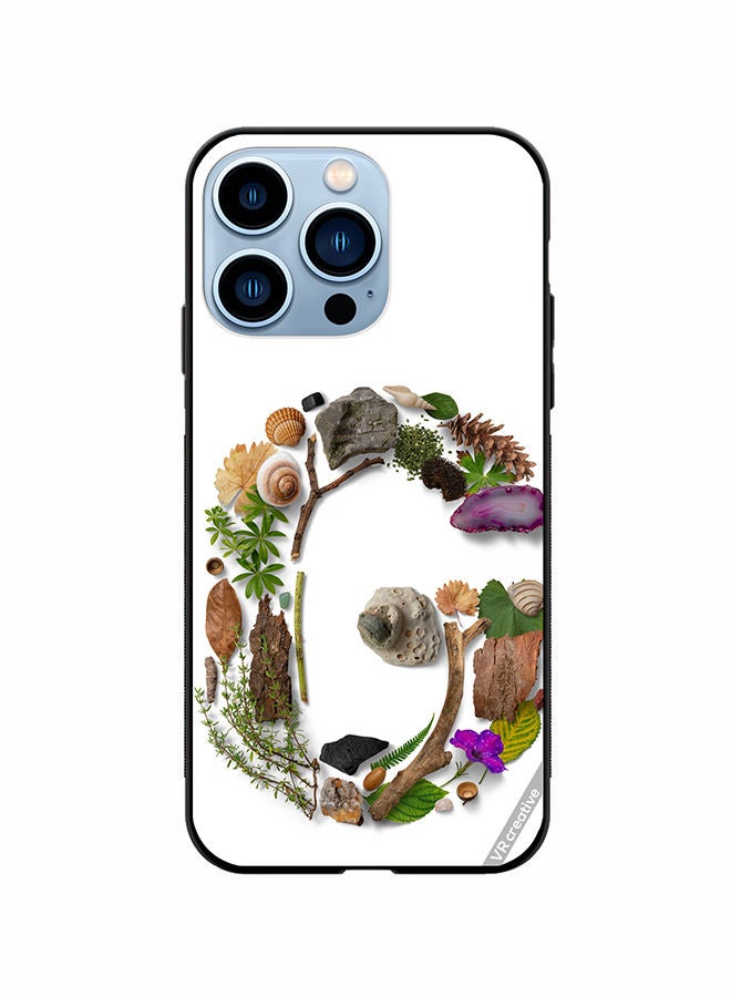 VR CREATIVE Protective Case Cover For Apple iPhone 14 Pro Max Alphabet G Design Multicolour - Image 1