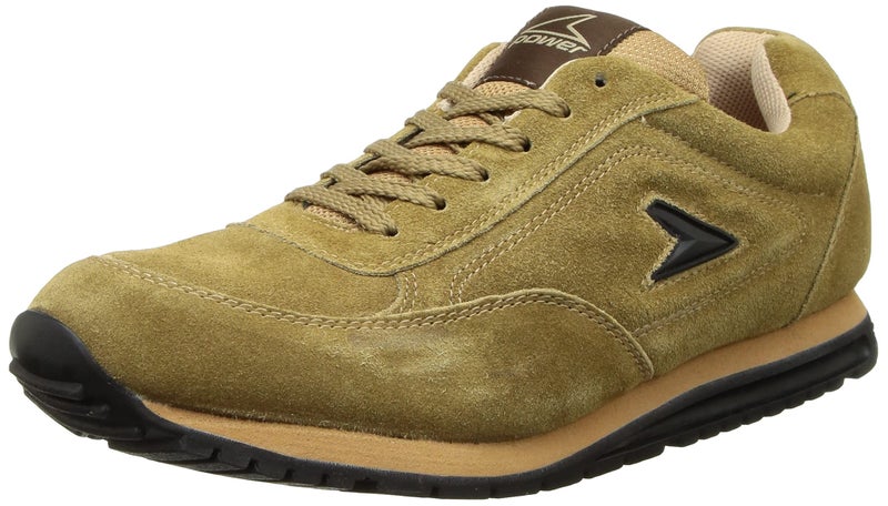 Power Men's Extreme Leather Beige Sports Shoes - 9 UK (8338294) - Image 1