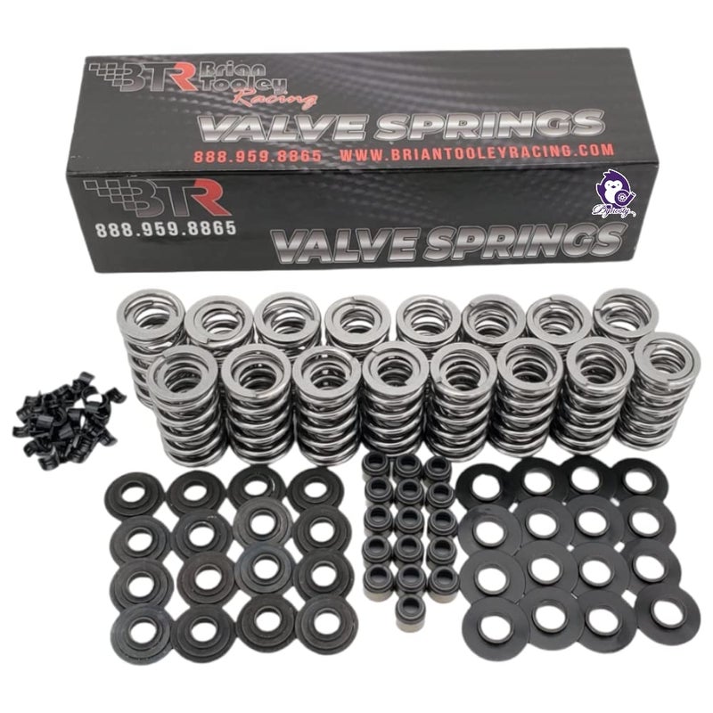 Brian Tooley Racing BTR LS 660 Dual Valve Springs Platinum Kit with Retainers SK001 Steel