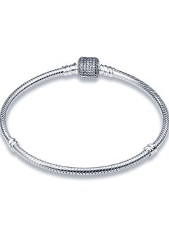 PANDORA Jewelry Beads and Pave Cubic Zirconia Bracelet in Sterling Silver
