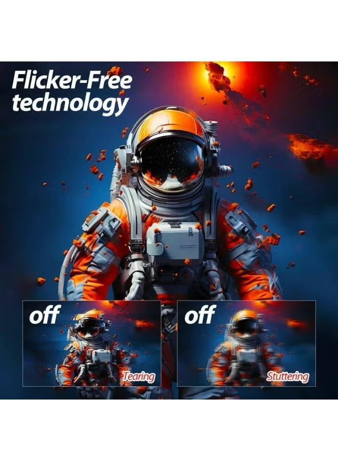 نيكو شاشة نيكو 22 بوصة FHD، لوحة IPS بمعدل تحديث 100 هرتز، دقة 1920×1080، شاشة LED فائقة النحافة مع منافذ HDMI وVGA، موديل 22NMSX - أسود. - Image 4