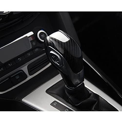 LDYFC Sport Style Carbon Fiber Print Auto Gear Shift Knob Cover for Ford EcoSport Escape Fusion C-Max Energi Wagon Fiesta Focus Transit Accessories (D) - Image 5