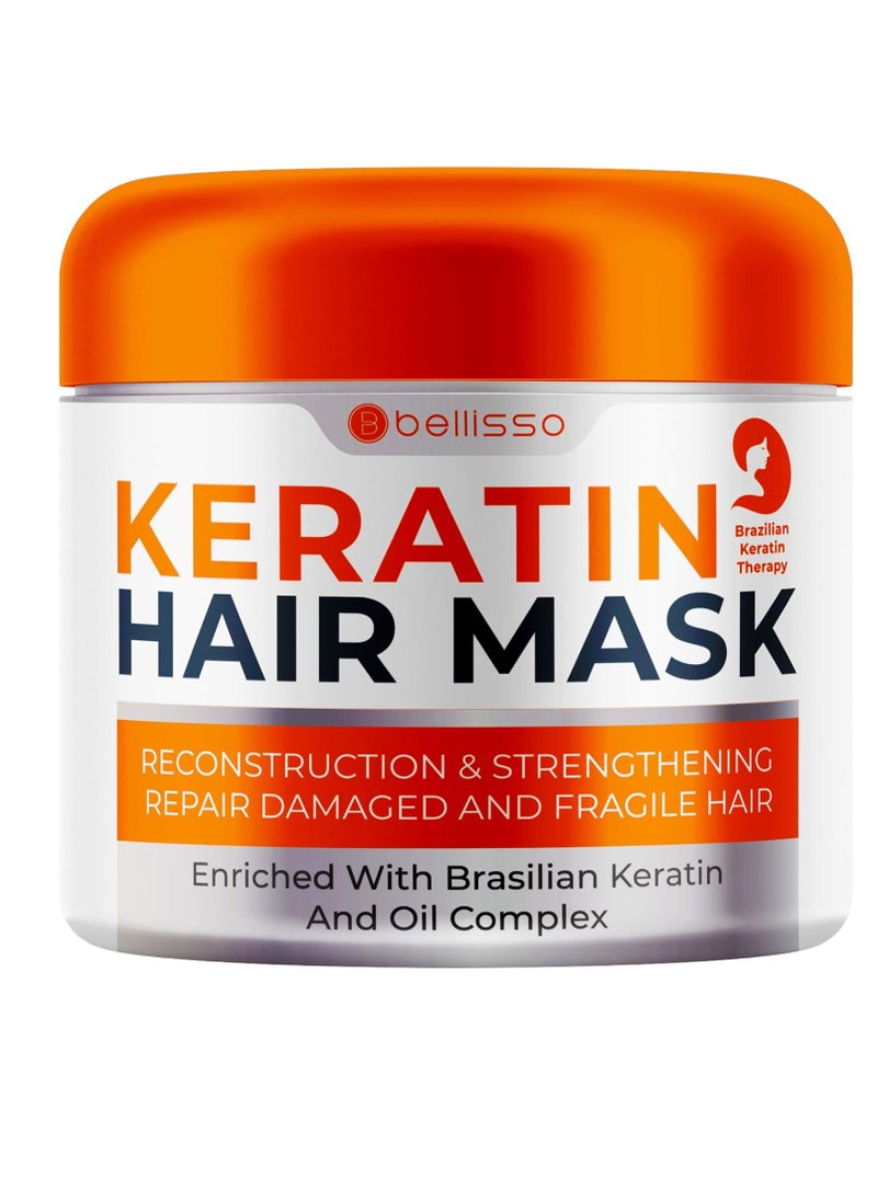 Keratin Hair Mask - Sulfate Free Hydrating Deep Conditioner Treatment for Dry, Damaged and Split Ends - Moisture for Frizzy and Curly Hair - For Women and Men - Moisturizer Care to Repair Damage - pzsku/Z1B079375A4DFACC62C66Z/45/_/1737369614/1af94421-bb4a-4884-9119-ece14b42cce0