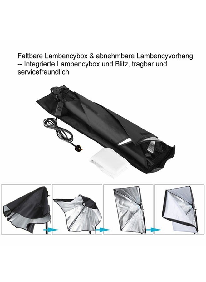 Glanfen Photography Soft Box Lighting Kit with 135W Bulbs, Soft Box and Handbag  - Image 5