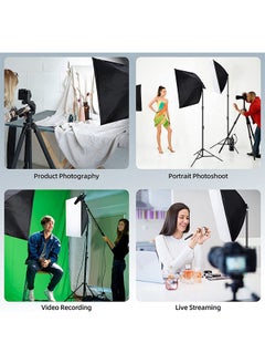 Glanfen Photography Soft Box Lighting Kit with 135W Bulbs, Soft Box and Handbag  - Image 4