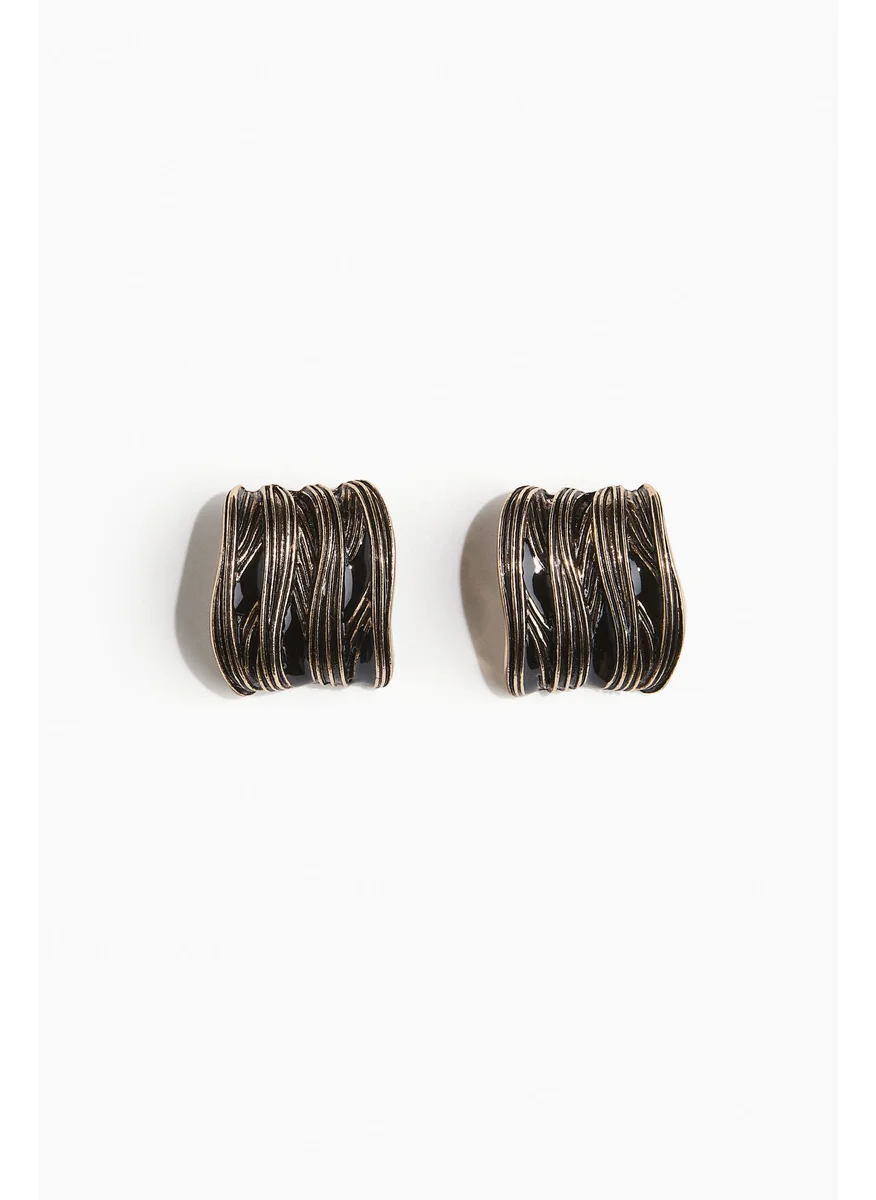 H&M Fluted Earrings
