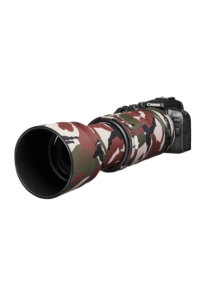 easyCover Lens Oak GREEN CAMOUFLAGE Neoprene Lens Protector Cover compatible for Canon RF 100-400mm F5.6-8 IS USM - Image 2