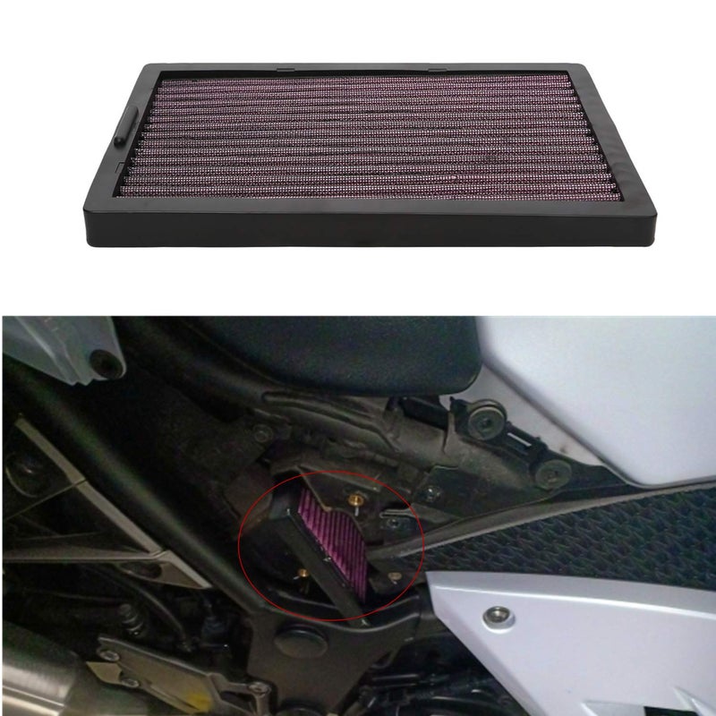 CICMOD High Performance Flow Panel Air Filter For Kawasaki NINJA 250 300 Z250 EX250R EX300 EX300B/A EX250E 2008-2015 Washable Reusable - Image 2