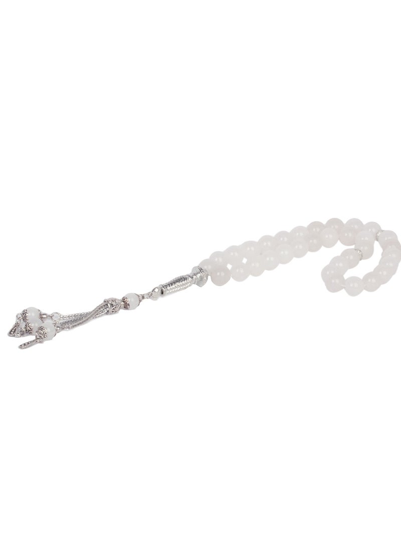 RS Dark pearl agate stone rosary 10ml  - Image 2