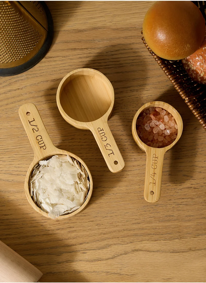 Sass & Belle Bamboo Measuring Cups - Set of 3