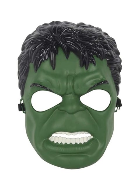 قناع هالك المضيء للأطفال – قناع LED مضيء لشخصية السوبرهيرو للهالوين | قناع وجه هالك مضيء للتنكر والحفلات والتصوير | قناع LED مستوحى من المنتقمون للأطفال للهالوين والملابس التنكرية وأعياد الميلاد والتمثيل واللعب الخيالي