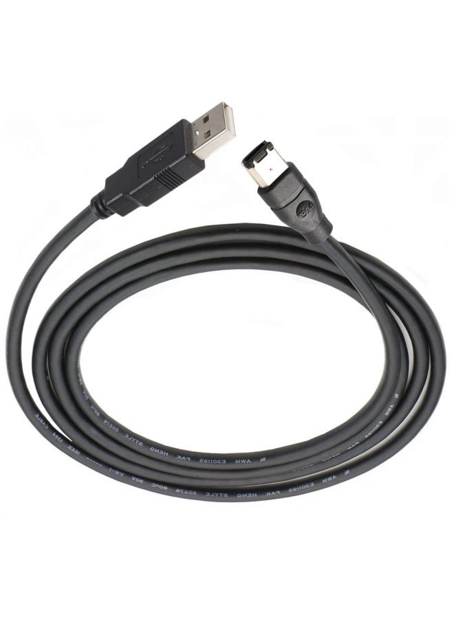 Generic - Standard Copper Wire IEEE400 1394 Firewire USB AM To 6p Cable USB To 1394 Sound Card Connection-Color:3 M - Image 1