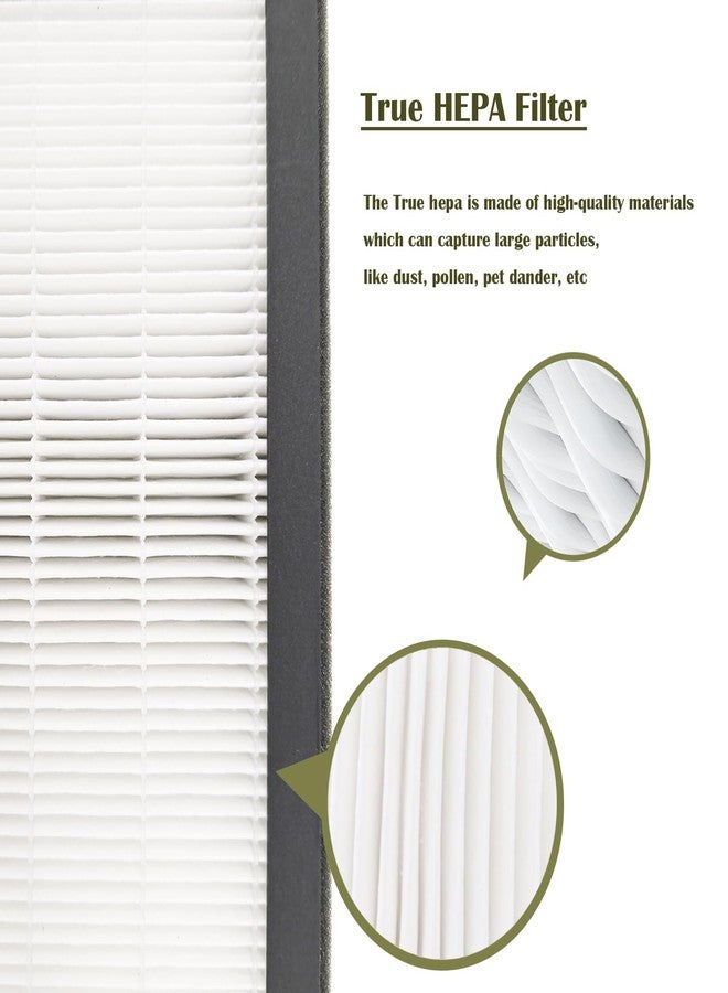 DAODEFUL T500 Replacement Filter for Alen T500 TF60 Air Purifier, Include 2 Pack H13 HEPA and 4 Pack Activated Carbon Filter - Image 4