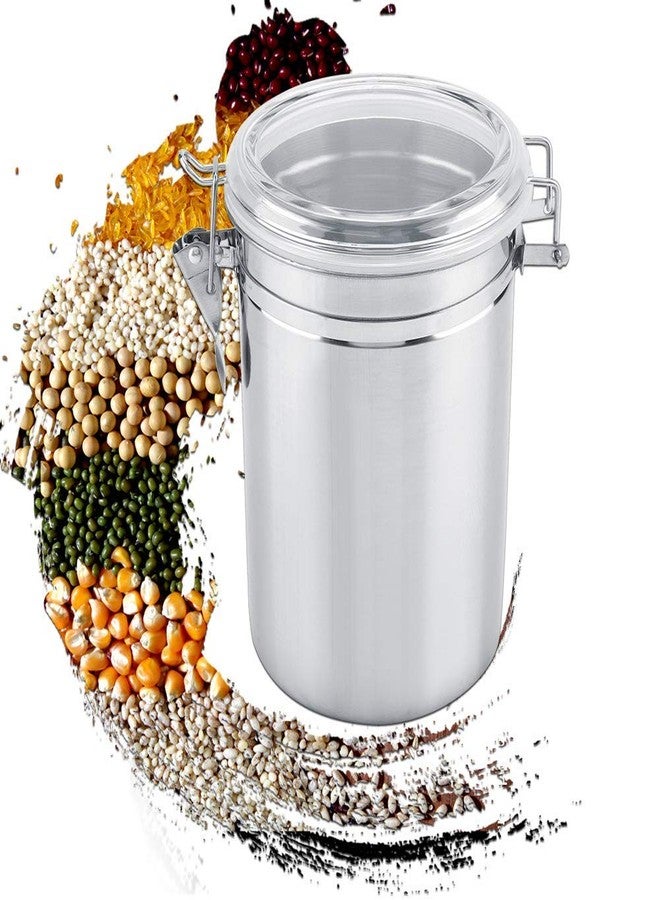 Jwthee Airtight Coffee Canister, Stainless Steel Coffee Container for Ground Coffee, Home Kitchen Food Storage Organizer Coffee Bean Storage Grounds Container for Espresso, Rice, (XL) - Image 5