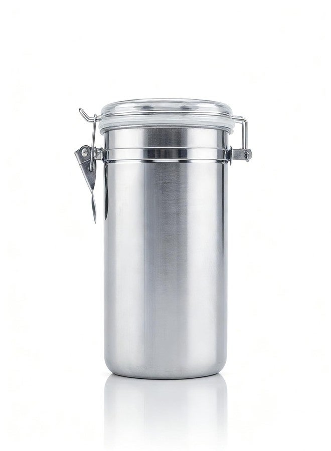 Jwthee Airtight Coffee Canister, Stainless Steel Coffee Container for Ground Coffee, Home Kitchen Food Storage Organizer Coffee Bean Storage Grounds Container for Espresso, Rice, (XL) - Image 1