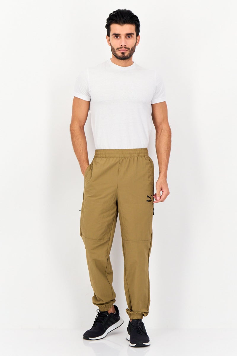 PUMA Men Sportswear Fit Training Track Pants, Khaki - Image 4