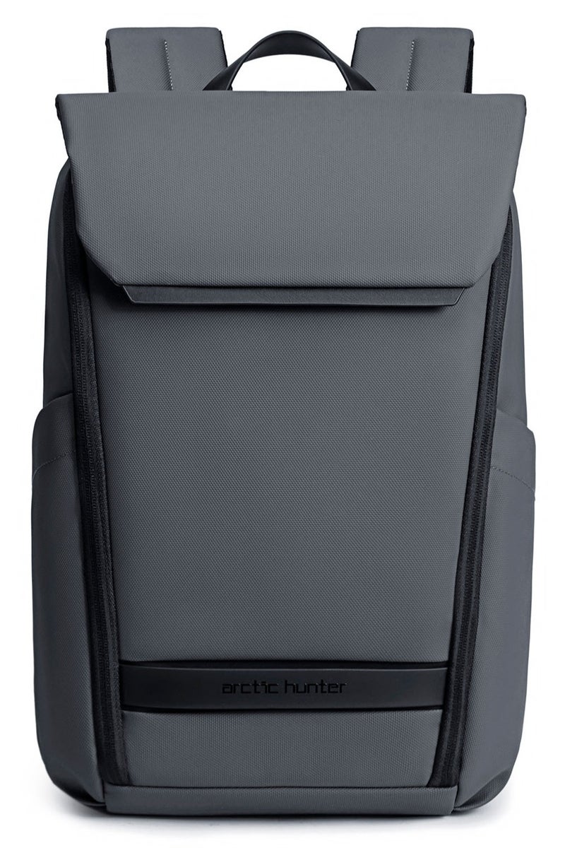 ARCTIC HUNTER College Laptop Bag, Business Travel Durable Work Backpack with Laptop Compartment for Men, Grey - Image 1