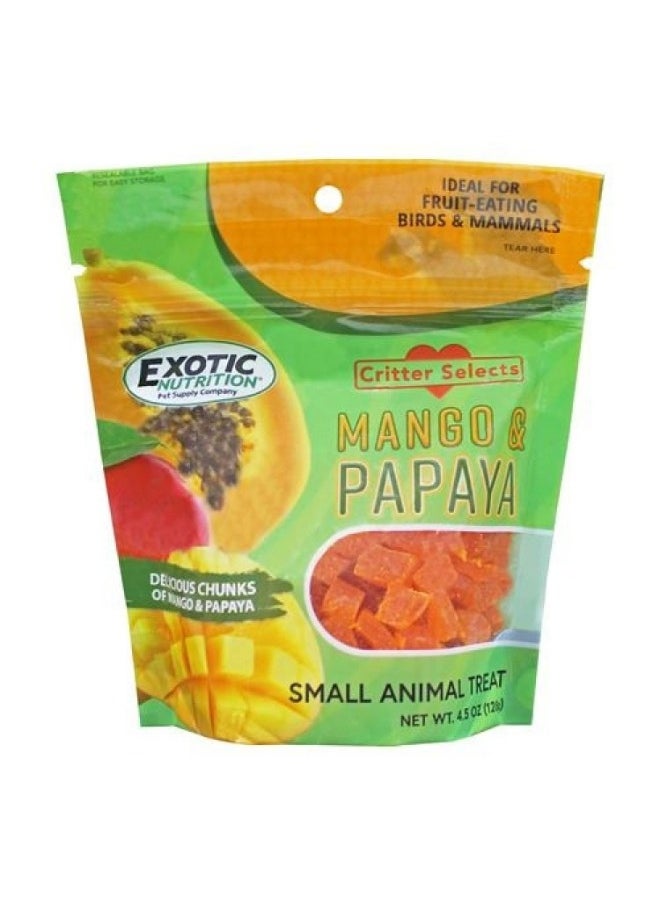 EXOTIC NUTRITION Critter Select Mango And Papaya Treat 4.5oz  - Image 1