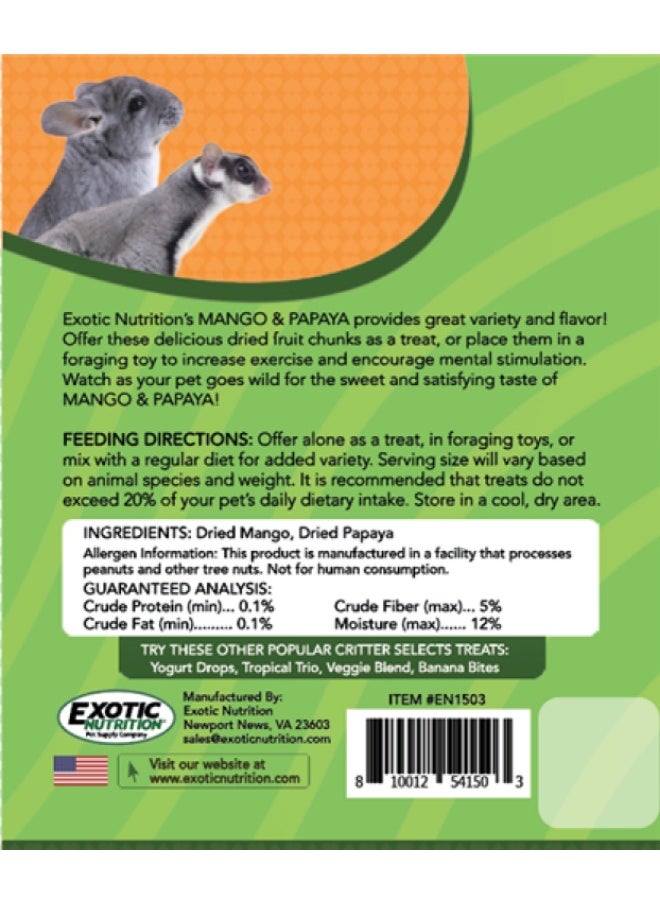 EXOTIC NUTRITION Critter Select Mango And Papaya Treat 4.5oz  - Image 2