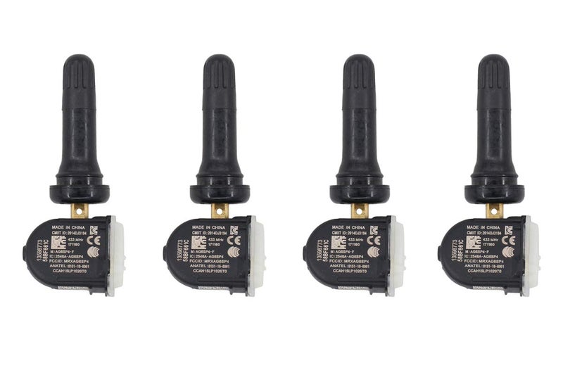NewYall نيويال 4 قطع نظام مراقبة ضغط الإطارات TPMS حساس 433 ميجاهرتز لإنكلايف إنكور لاكروس CT6 إسكاليد SRX XT5 كامارو كروز إمبالا مالibu سيلفرادو تاهو أكاديا سييرا يوكون - Image 1