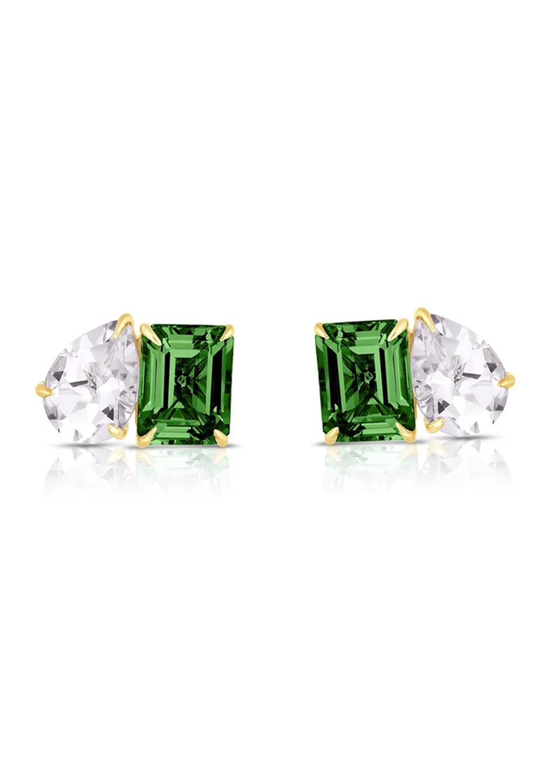 ليو جو Liu Jo Dereh Green Gold Earring