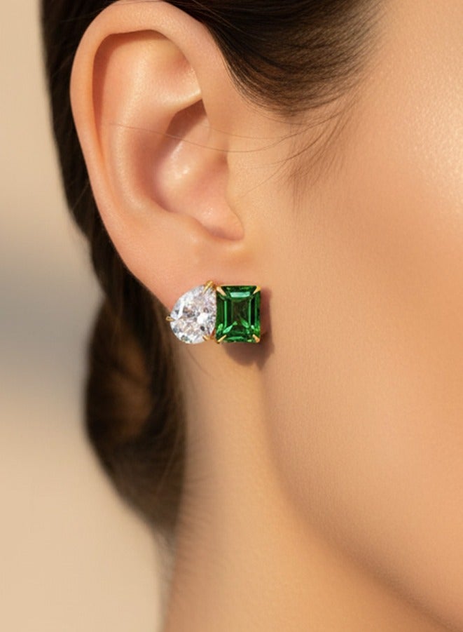 Liu Jo Dereh Green Gold Earring - Image 4
