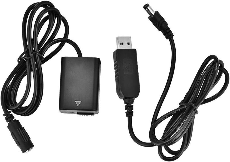 كلاراكو محول بطارية افتراضية USB A6300 A5000، محول بطارية وهمية NP FW50 لسلسلة NEX 3 و5 و6 و7، وسلسلة Alpha 7، وA33 وA35 وA37 وA55 - Image 1
