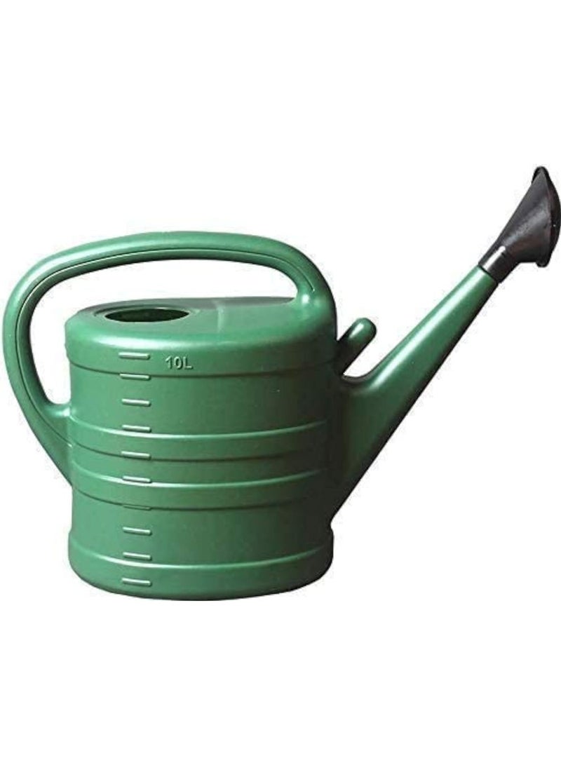 QUALITY Watering Can, Large Capacity Watering Can, Detachable Nozzle Equipment, For Indoor, Outdoor, Garden Watering, Green (10 Liter) - Image 1