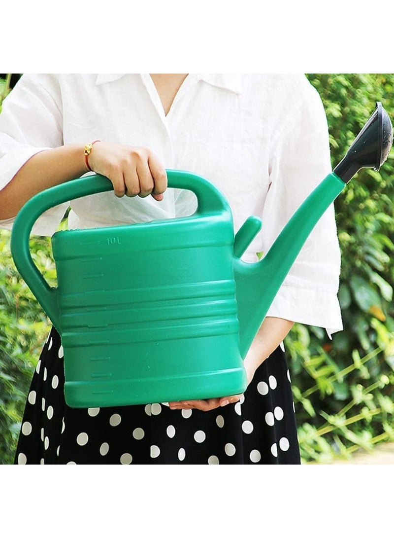 QUALITY Watering Can, Large Capacity Watering Can, Detachable Nozzle Equipment, For Indoor, Outdoor, Garden Watering, Green (10 Liter) - Image 3