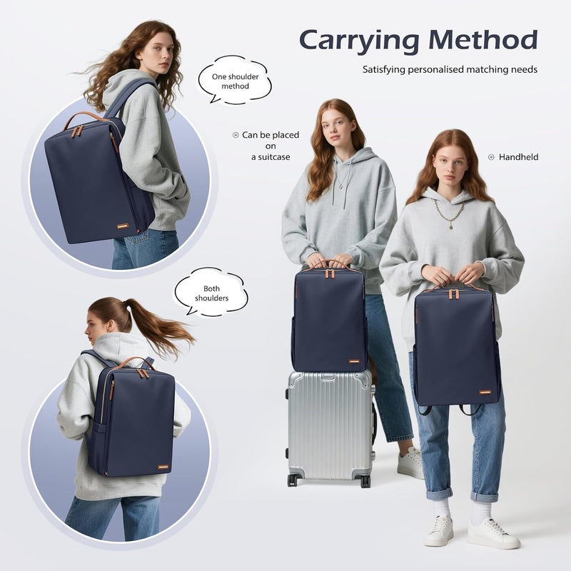 GOLF SUPAGS Stylish Laptop Backpack for Women Work College Travel Casual Daypack Fits 15.6 Inch Notebook - Image 2